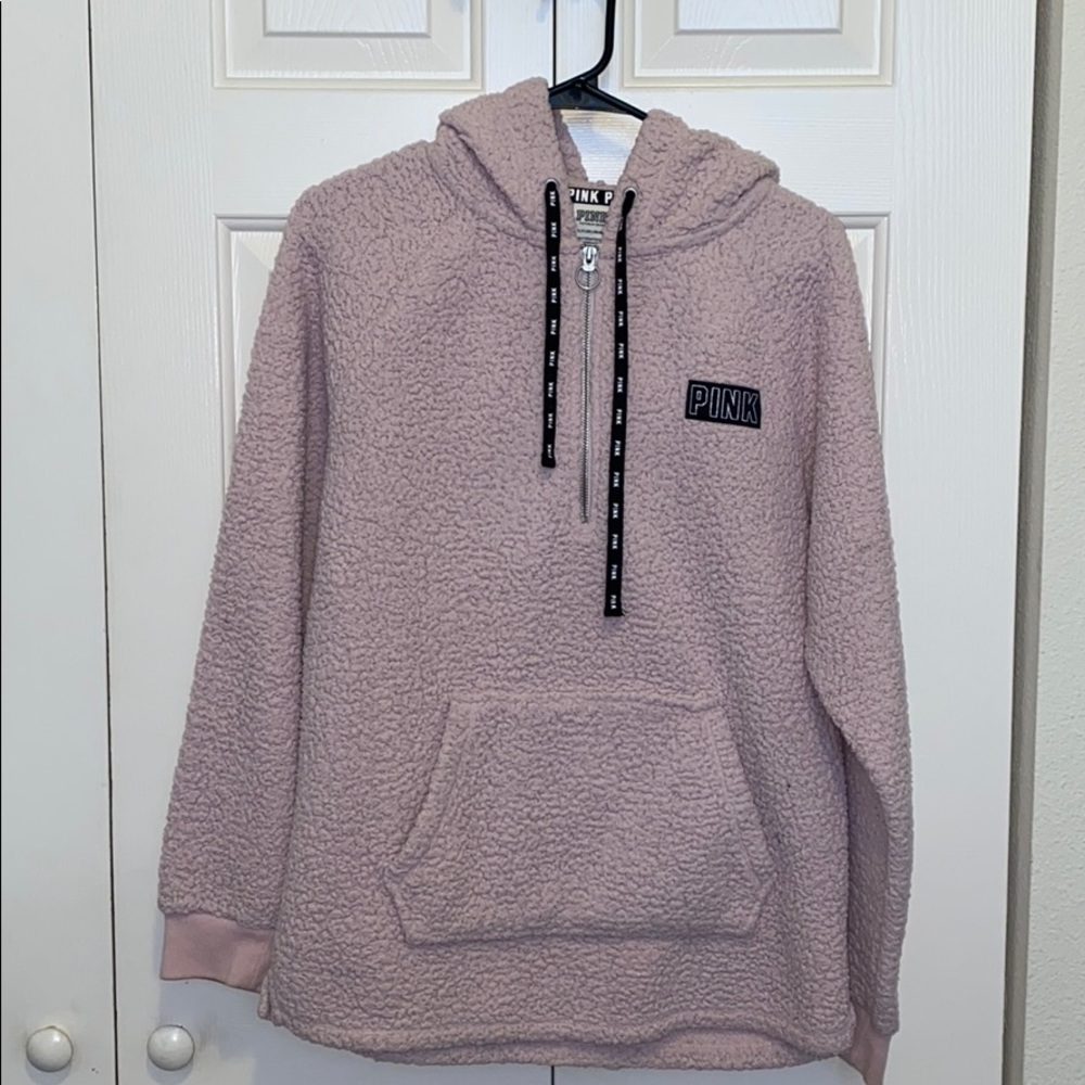 VS PINK Qurter Zip Hoodie